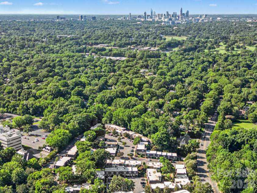 2235 Rexford Road, Charlotte, NC 28211.  MLS# CAR4389774, YatesRealty ID 32904. Aerial