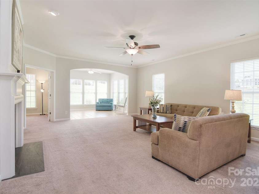 1008 Magpie Court, Fort Mill, SC 29707.  MLS# CAR4292540, YatesRealty ID 32913. Large living room open floorpan
