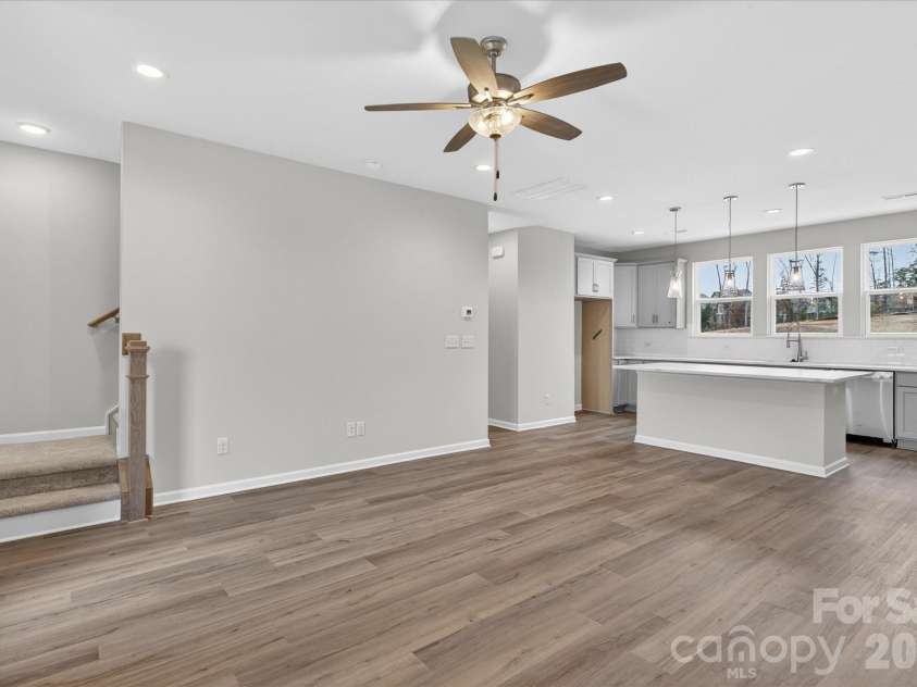 242 Ferebee Place, Charlotte, NC 28213.  MLS# CAR4322624, YatesRealty ID 3292. Living/Kitchen