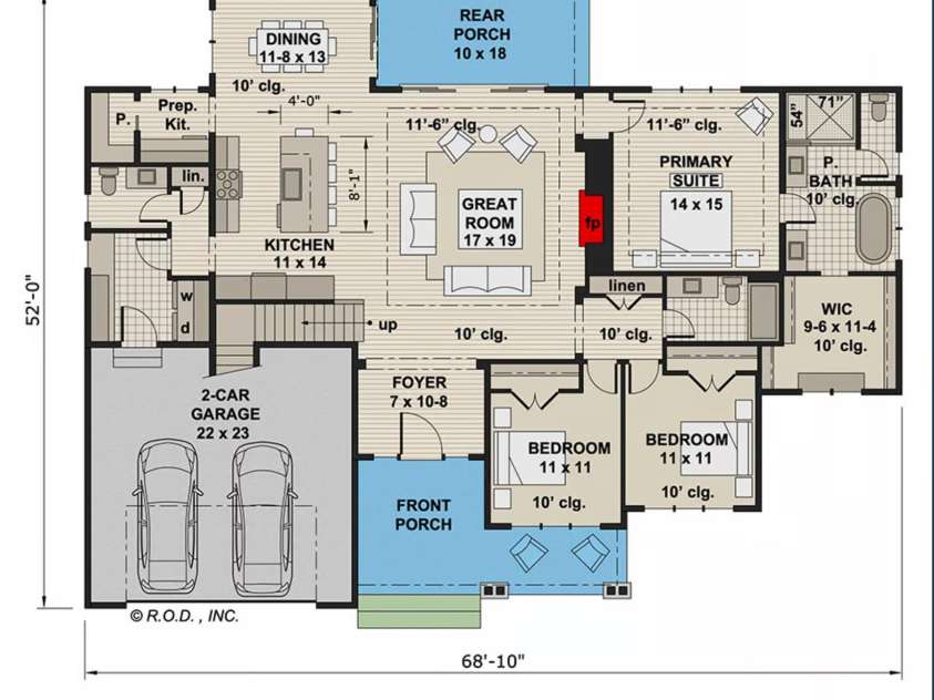 32 Park Avenue, Hendersonville, NC 28792.  MLS# CAR4127862, YatesRealty ID 3292. Iris Model - Floor Plan