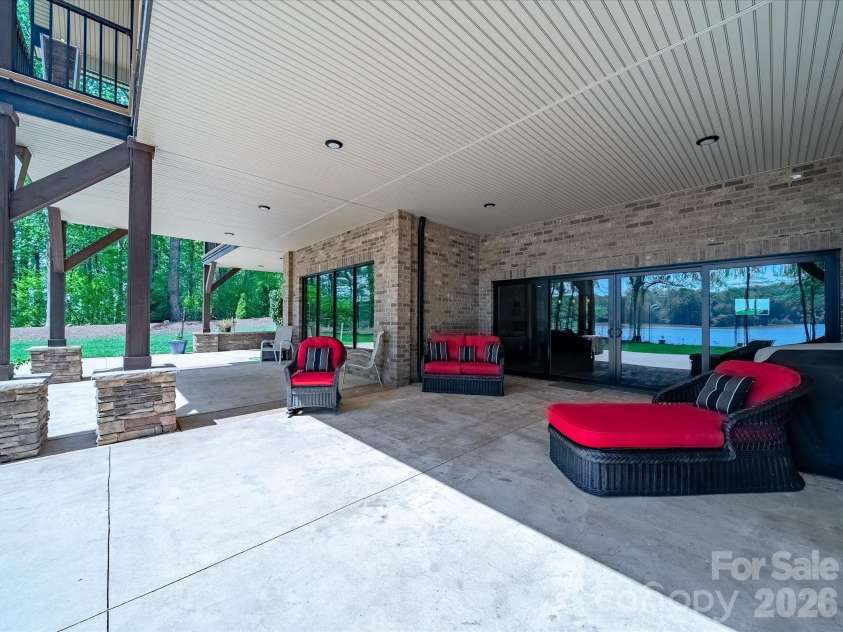 1579 Sunset Pointe Drive, Salisbury, NC 28146.  MLS# CAR4386995, YatesRealty ID 32928. Ground Level Covered Patio