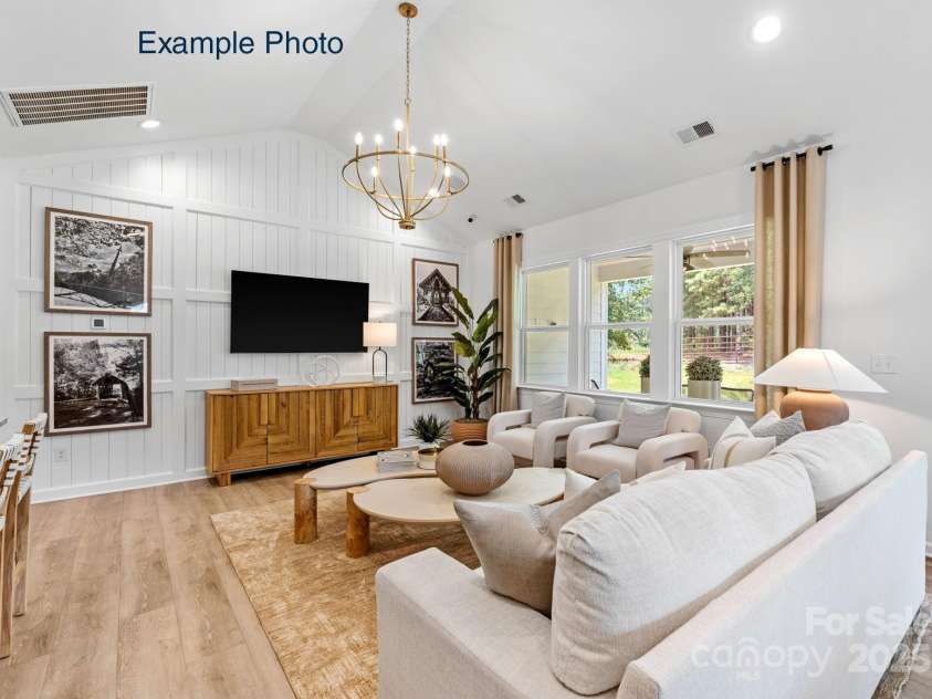 115 Tonbridge Way, Mooresville, NC 28115.  MLS# CAR4305877, YatesRealty ID 3294. Example Photo - Family Room