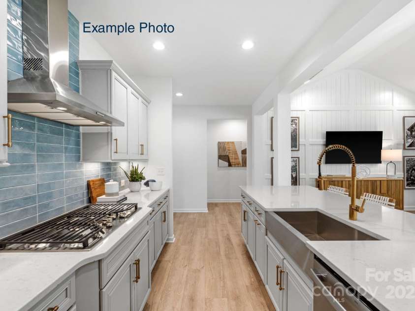 115 Tonbridge Way, Mooresville, NC 28115.  MLS# CAR4305877, YatesRealty ID 3294. Example Photo - Kitchen with optional split cooking upgrade