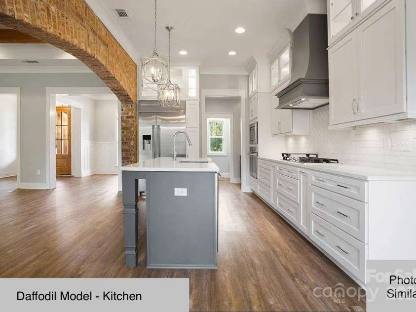 52 Park Avenue, Hendersonville, NC 28792.  MLS# CAR4130770, YatesRealty ID 3294. Daffodil Model - Kitchen