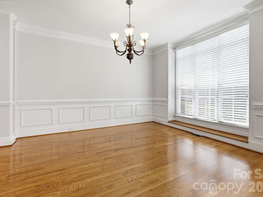 3818 Mourning Dove Drive, Weddington, NC 28104.  MLS# CAR4392796, YatesRealty ID 32948. Large formal dining room.