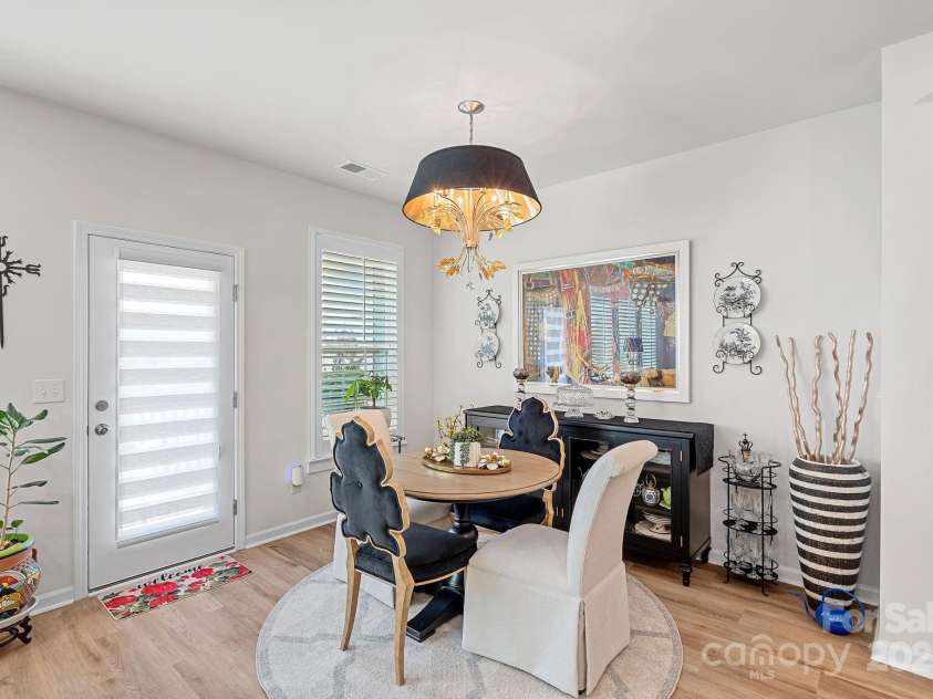 420 Quartz Hill Way, Waxhaw, NC 28173.  MLS# CAR4283852, YatesRealty ID 32951. Cozy Dining Area With Door To Back Porch
