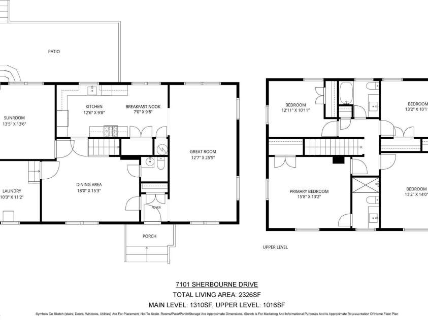 7101 Sherbourne Drive, Charlotte, NC 28210.  MLS# CAR4388877, YatesRealty ID 32954. 