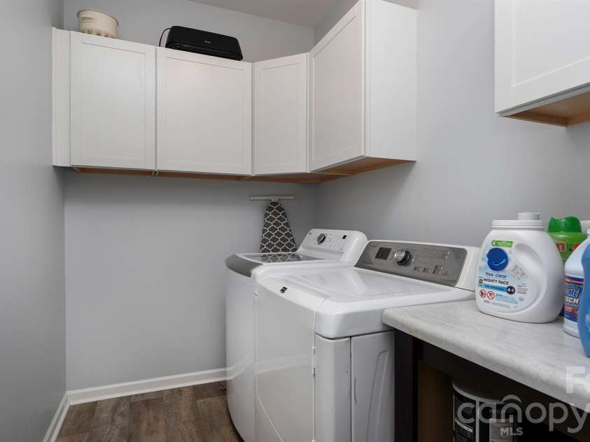 301 Contentment Drive, Locust, NC 28097.  MLS# CAR4395337, YatesRealty ID 32957. Laundry