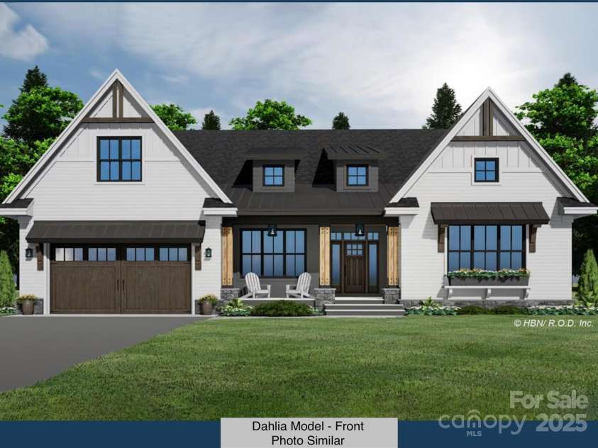 29 Park Avenue, Hendersonville, NC 28792.  MLS# CAR4131238, YatesRealty ID 3296. Dahlia Model - Front