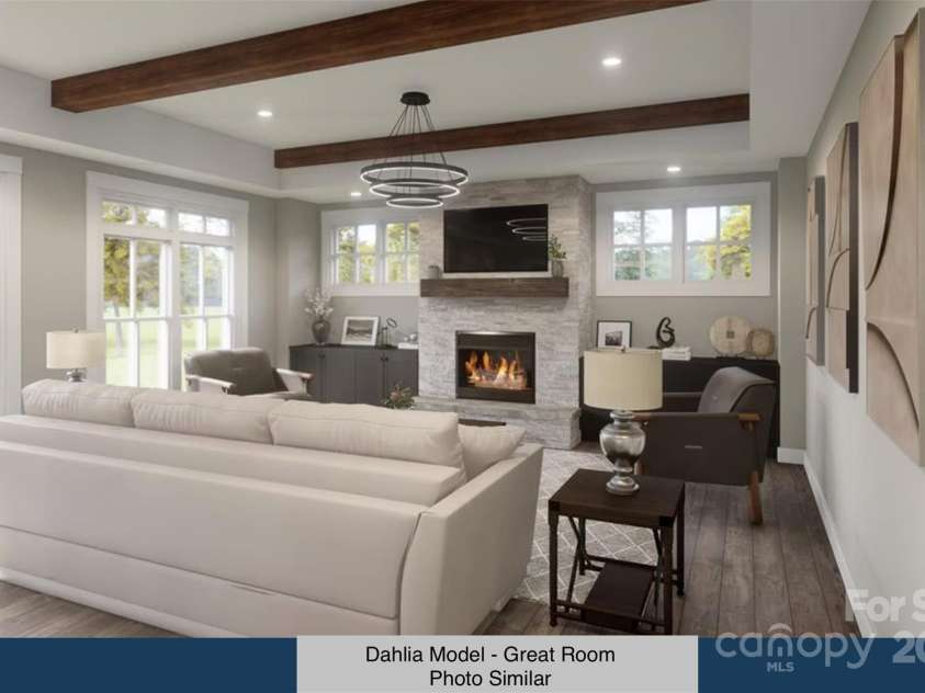 29 Park Avenue, Hendersonville, NC 28792.  MLS# CAR4131238, YatesRealty ID 3296. Dahlia Model - Great Room
