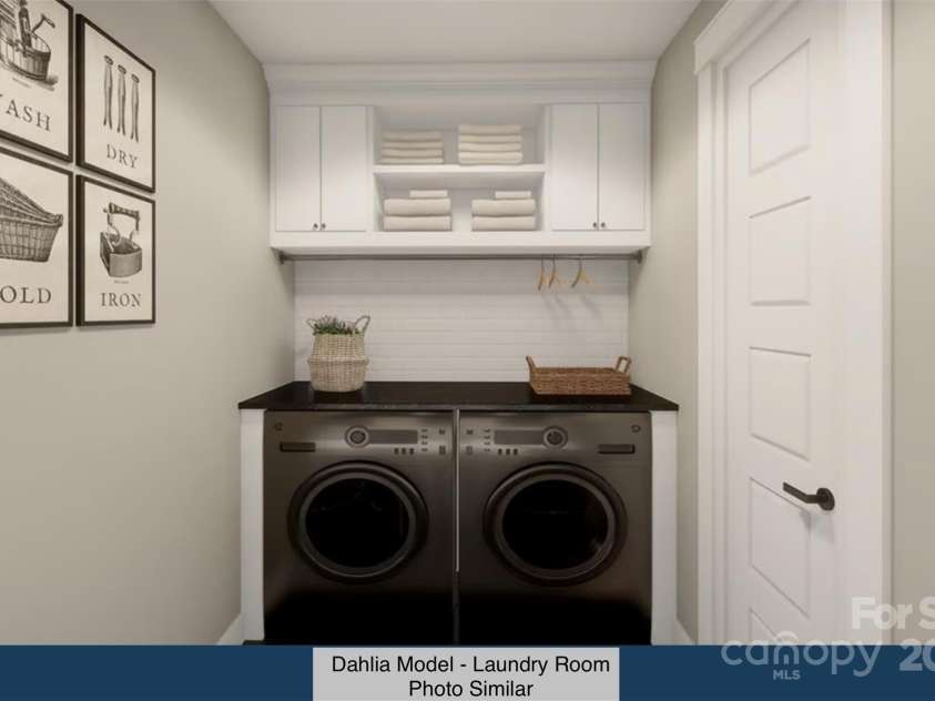 29 Park Avenue, Hendersonville, NC 28792.  MLS# CAR4131238, YatesRealty ID 3296. Dahlia Model - Laundry Room