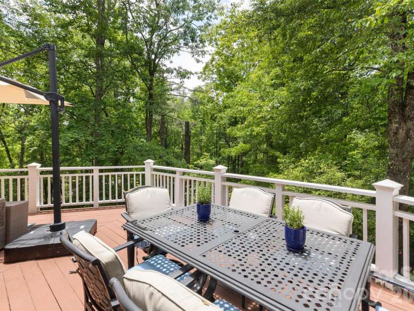 85 & 95 Ralph Thomas Road, Highlands, NC 28741.  MLS# CAR4395002, YatesRealty ID 32961. 85 Ralph Thomas Rd - Wrap Around Deck off the Upper Levels Rd