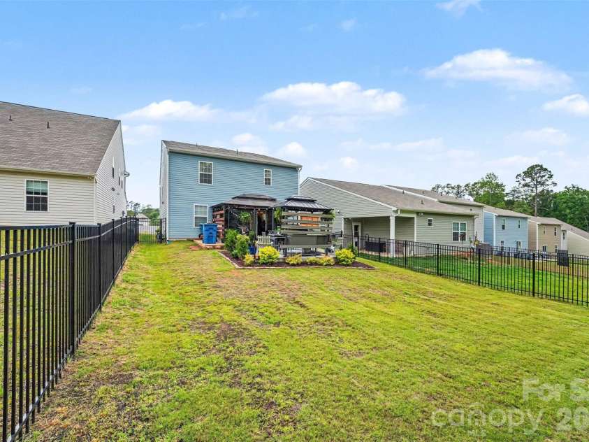 2509 Trollinger Drive, Catawba, NC 28609.  MLS# CAR4389649, YatesRealty ID 32964. Backyard and pergola