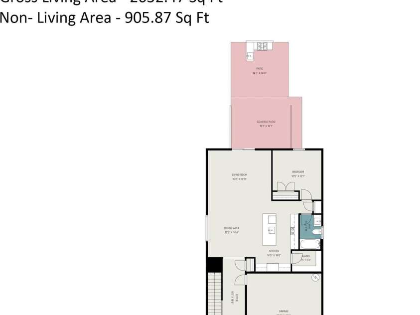 2509 Trollinger Drive, Catawba, NC 28609.  MLS# CAR4389649, YatesRealty ID 32964. Floor plan