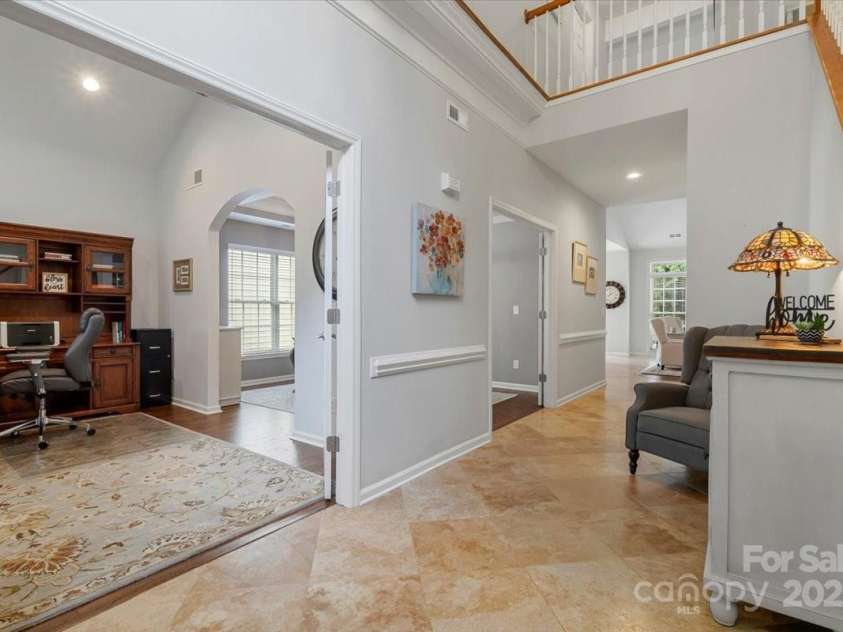 16101 Hollingbourne Road, Huntersville, NC 28078.  MLS# CAR4283282, YatesRealty ID 32979. Office/Flex space at front of home with French doors