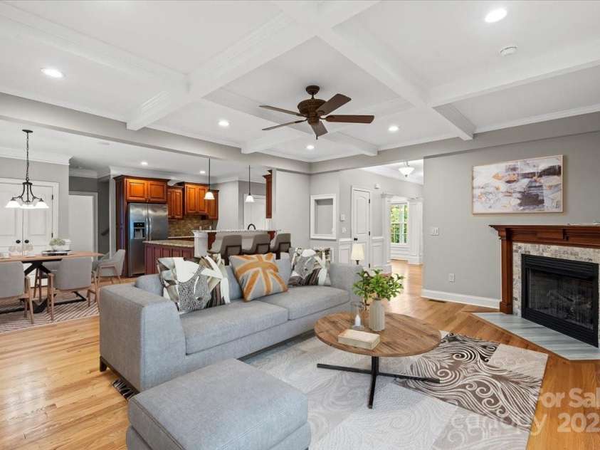 4070 Harmattan Drive, Denver, NC 28037.  MLS# CAR4290373, YatesRealty ID 32991. Virtually staged living room