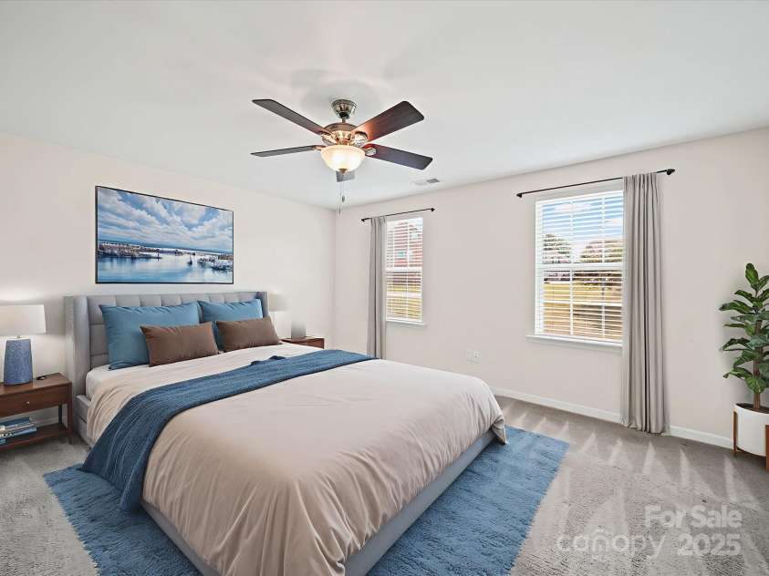 3409 Yarmouth Lane, Gastonia, NC 28056.  MLS# CAR4291726, YatesRealty ID 32993. Master Bedroom (virtual Staging)