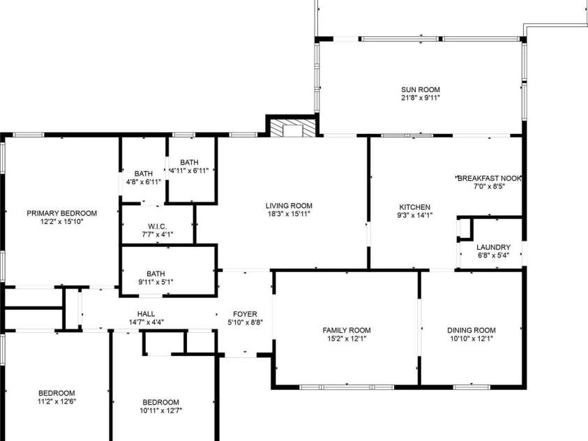 11819 Lansbury Court, Charlotte, NC 28226.  MLS# CAR4290157, YatesRealty ID 33005. 