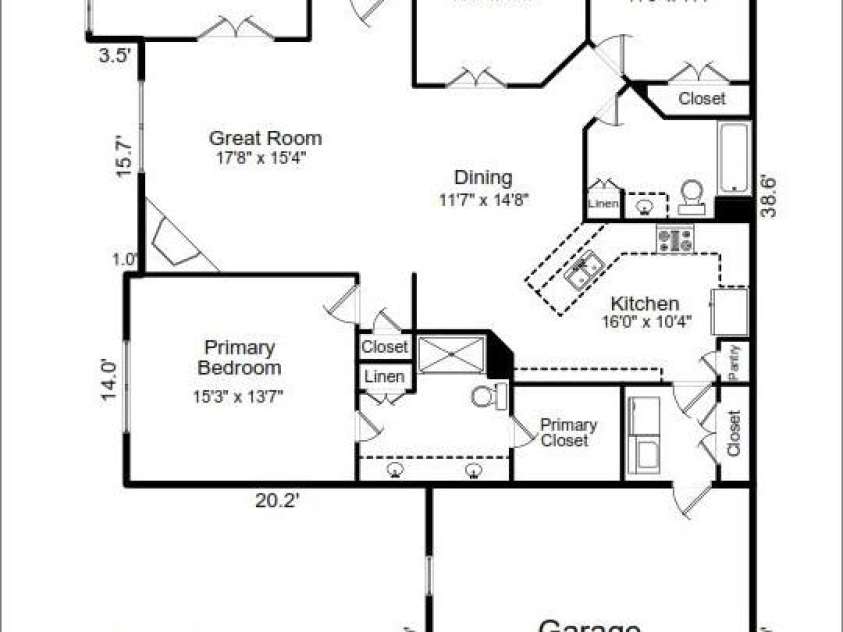 3065 Polo View Lane, Matthews, NC 28105.  MLS# CAR4289675, YatesRealty ID 33019. 