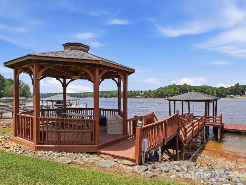 263 Quiet Waters Road, Belmont, NC 28012.  MLS# CAR4392874, YatesRealty ID 33024. Gazebo