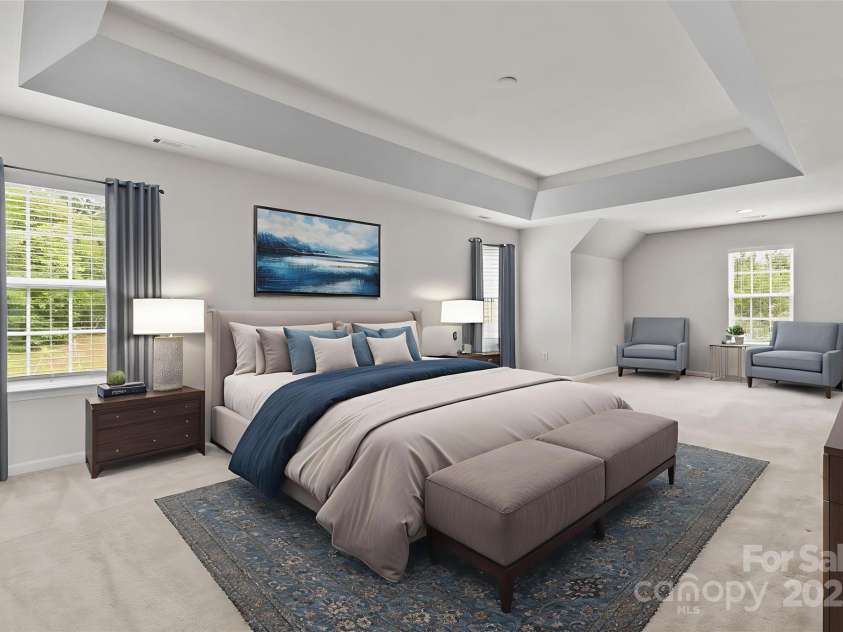 2109 Coral Berry Lane, Waxhaw, NC 28173.  MLS# CAR4292628, YatesRealty ID 33034. Virtual Primary Bedroom