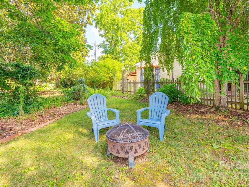 6 Craggy Circle, Asheville, NC 28803.  MLS# CAR4257989, YatesRealty ID 33040. Fire pit