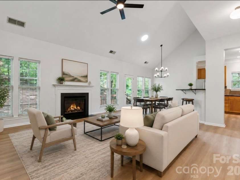 11627 Knightsdale Drive, Charlotte, NC 28277.  MLS# CAR4391397, YatesRealty ID 33046. Virtually Staged