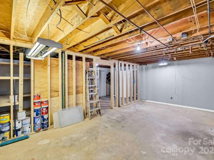 1277 Park Vista Road, West Jefferson, NC 28694.  MLS# CAR4290622, YatesRealty ID 33046. Basement Storage