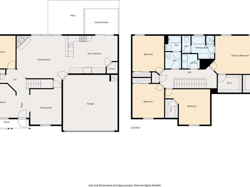 9833 Aventide Lane, Charlotte, NC 28215.  MLS# CAR4377310, YatesRealty ID 33061. Floorplan