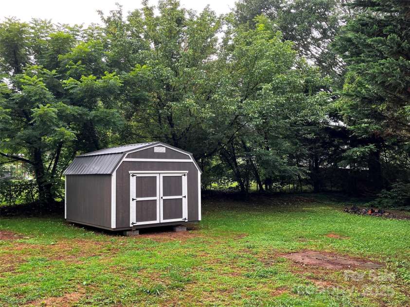 120 Harrison Street, Swannanoa, NC 28778.  MLS# CAR4292286, YatesRealty ID 33068. Newer storage building