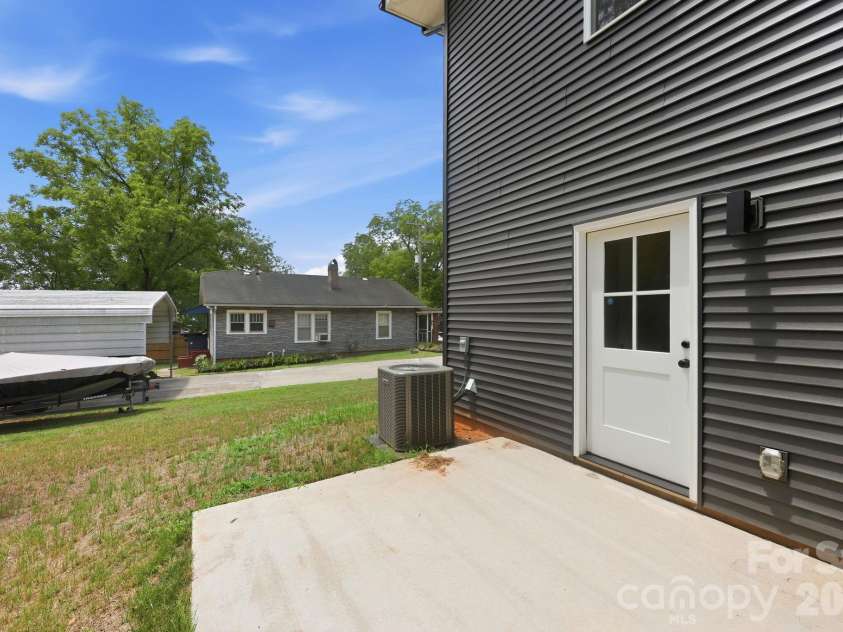 215 Green Street, Salisbury, NC 28144.  MLS# CAR4397228, YatesRealty ID 33070. Back Patio