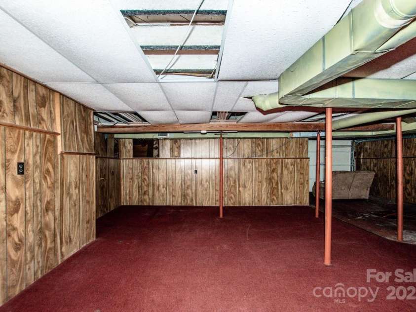 1302 A Street, Kannapolis, NC 28081.  MLS# CAR4291773, YatesRealty ID 33072. Basement