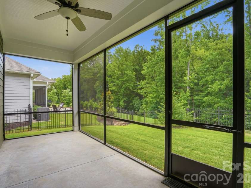 3049 Alveston Drive, Concord, NC 28027.  MLS# CAR4396492, YatesRealty ID 33073. Screen Porch