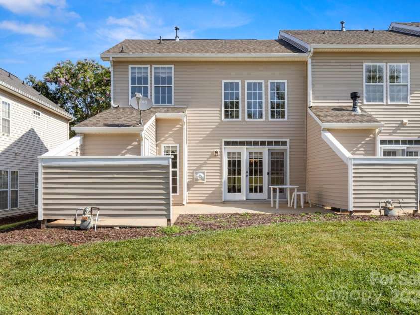 6318 Rhodins Lane, Fort Mill, SC 29707.  MLS# CAR4281464, YatesRealty ID 33078. Back Patio