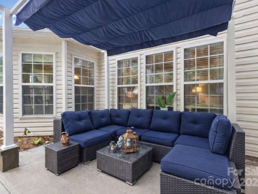 131 Misty Arbor Lane, Mooresville, NC 28117.  MLS# CAR4333134, YatesRealty ID 33085. Patio w/ Pergola