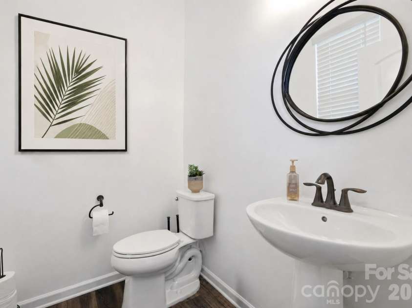 1613 Calder Drive, Indian Trail, NC 28079.  MLS# CAR4397830, YatesRealty ID 33088. Main level powder room