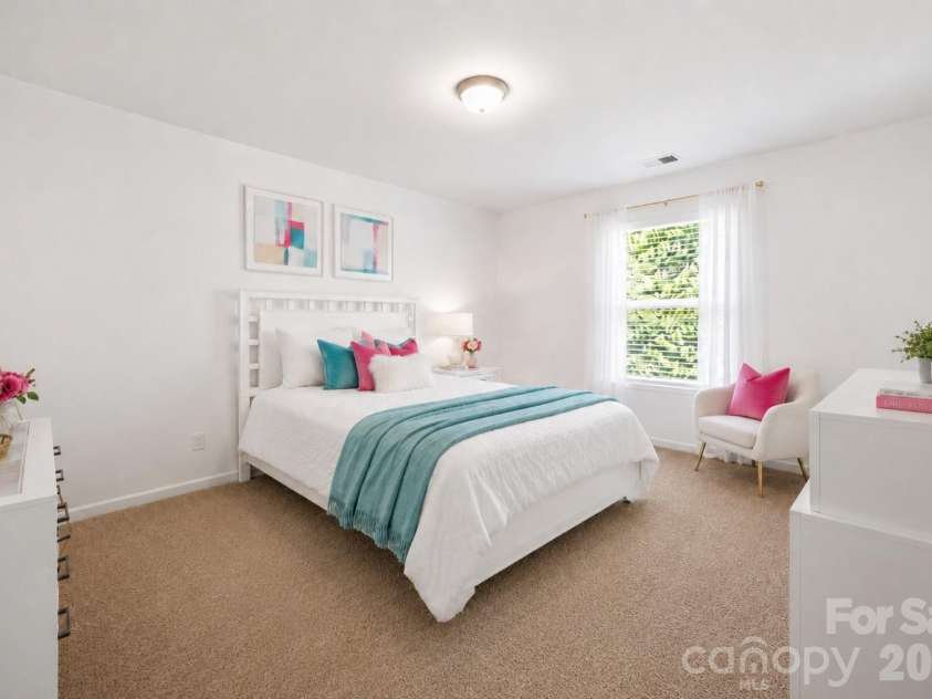 1613 Calder Drive, Indian Trail, NC 28079.  MLS# CAR4397830, YatesRealty ID 33088. Upper level guest bedroom