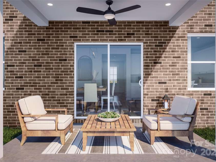 7019 Short Stirrup Lane, Mint Hill, NC 28227.  MLS# CAR4291691, YatesRealty ID 33094. Artist’s vision of a private outdoor retreat.