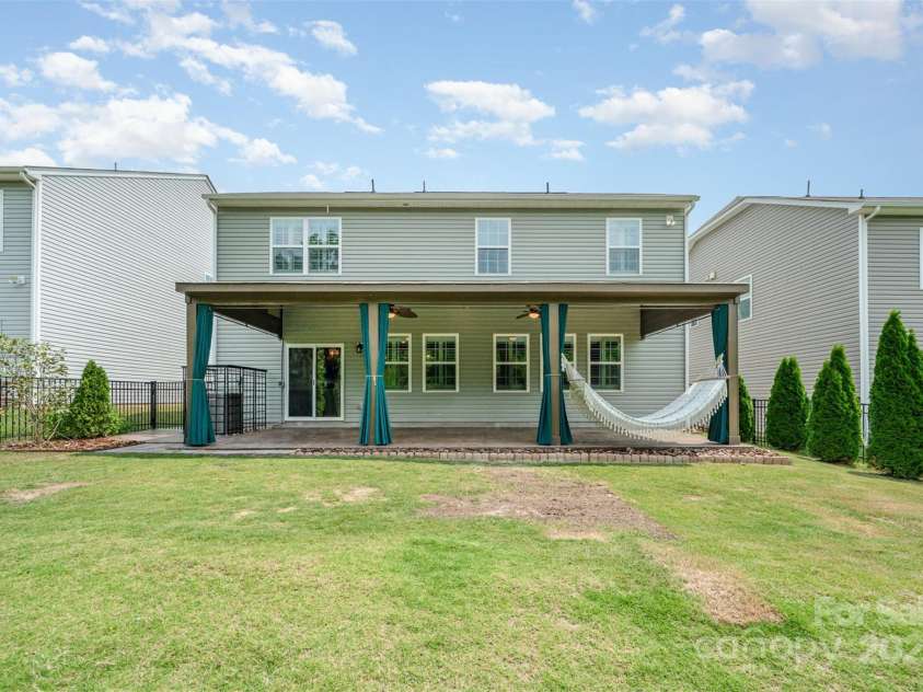 150 Haddonsfield Drive, Mooresville, NC 28115.  MLS# CAR4266211, YatesRealty ID 33097. Enjoy the outdoors in this beautiful backyard!