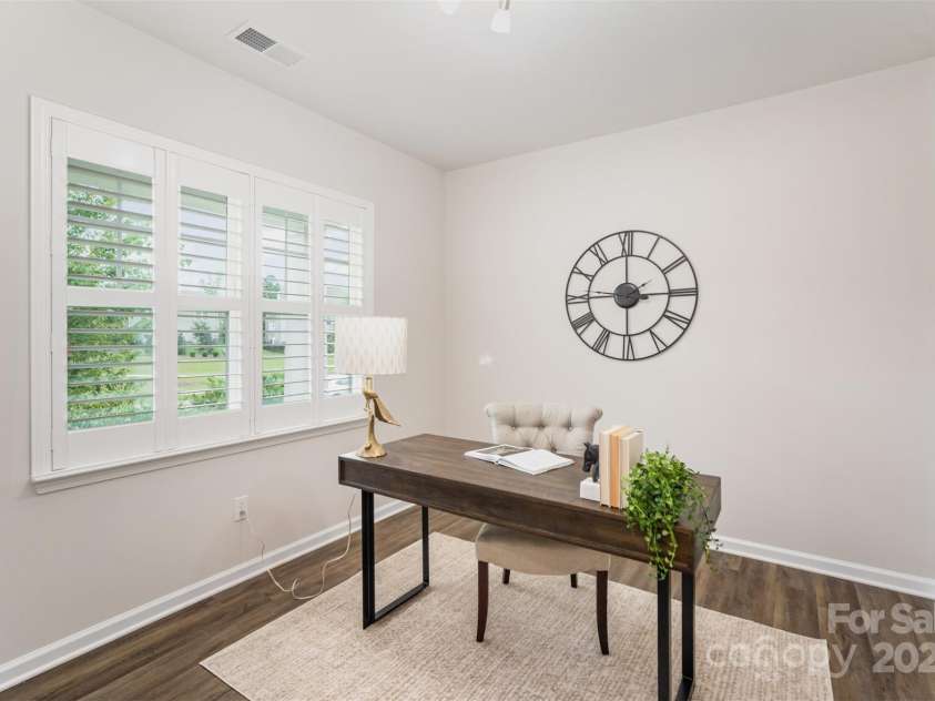150 Haddonsfield Drive, Mooresville, NC 28115.  MLS# CAR4266211, YatesRealty ID 33097. Office with french doors!