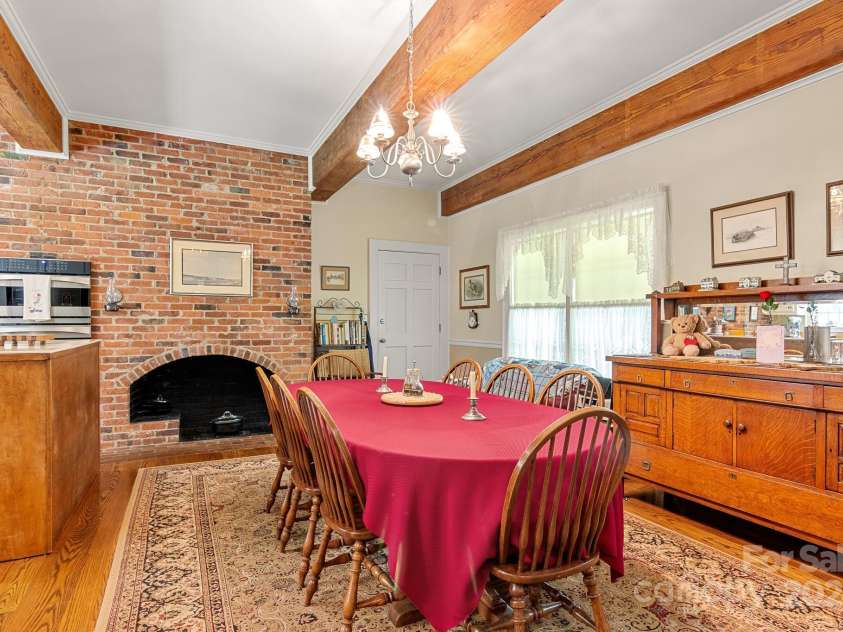 205 Vauxhall Drive, Shelby, NC 28150.  MLS# CAR4131707, YatesRealty ID 331. So much charm w/ exposed beams and brick hearth