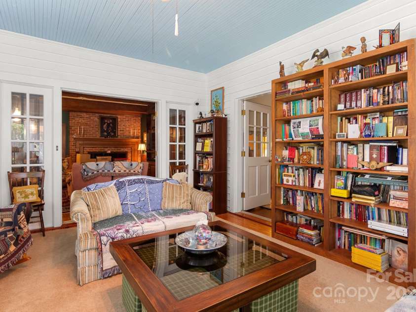 205 Vauxhall Drive, Shelby, NC 28150.  MLS# CAR4131707, YatesRealty ID 331. View from the sunroom into the den