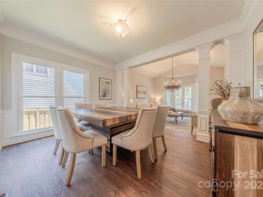 2836 Providence Spring Lane, Charlotte, NC 28270.  MLS# CAR4278726, YatesRealty ID 33101. Dining Room