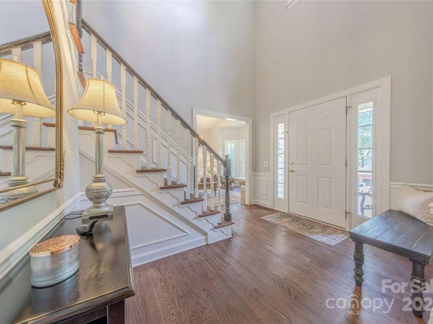 2836 Providence Spring Lane, Charlotte, NC 28270.  MLS# CAR4278726, YatesRealty ID 33101. Hardwood Floors Throughout