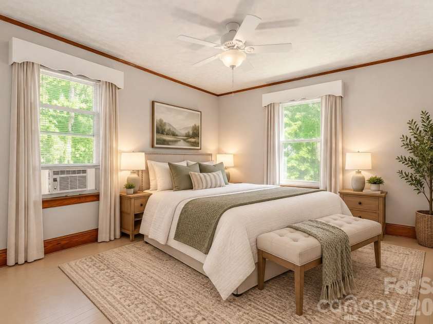 46 Gilkey Street, Marion, NC 28752.  MLS# CAR4396879, YatesRealty ID 33112. Staged with AI