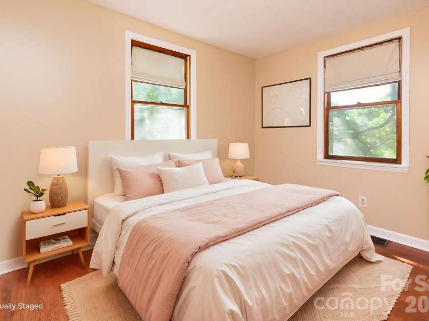 129 Shelburne Road, Asheville, NC 28806.  MLS# CAR4397119, YatesRealty ID 33114. Virtually staged bedroom #1