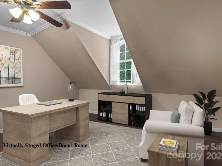 239 Old Lion Road, Statesville, NC 28625.  MLS# CAR4284609, YatesRealty ID 33114. Office/bonus room virtually staged