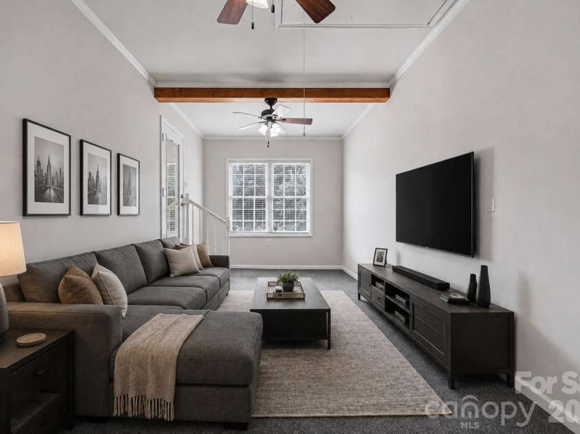 1030 Mclaughlin Drive, Charlotte, NC 28212.  MLS# CAR4393613, YatesRealty ID 33132. Virtually staged flex/bonus room