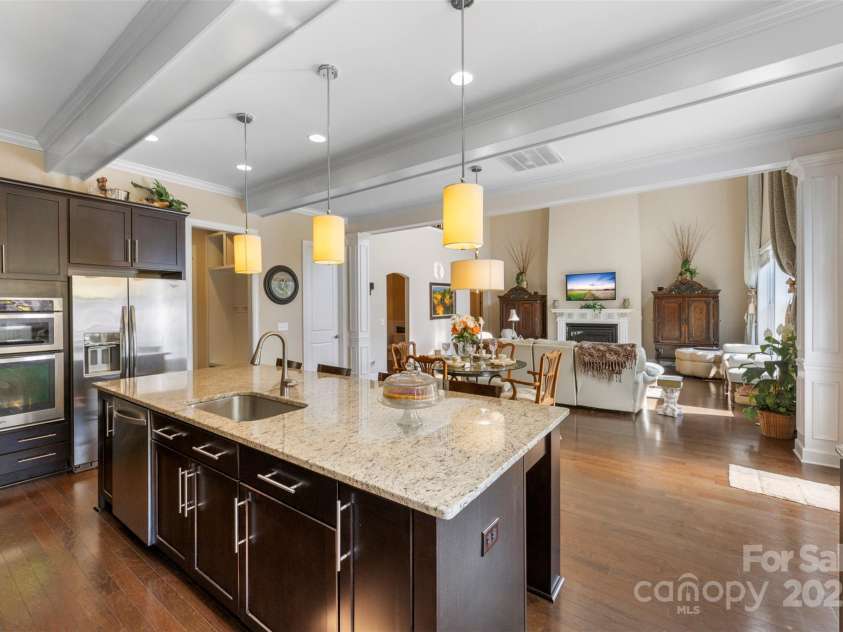 1204 Vaugelas Court, Monroe, NC 28110.  MLS# CAR4280337, YatesRealty ID 33134. Generously sized kitchen ready for gatherings, with plenty of room to put your own modern touches.