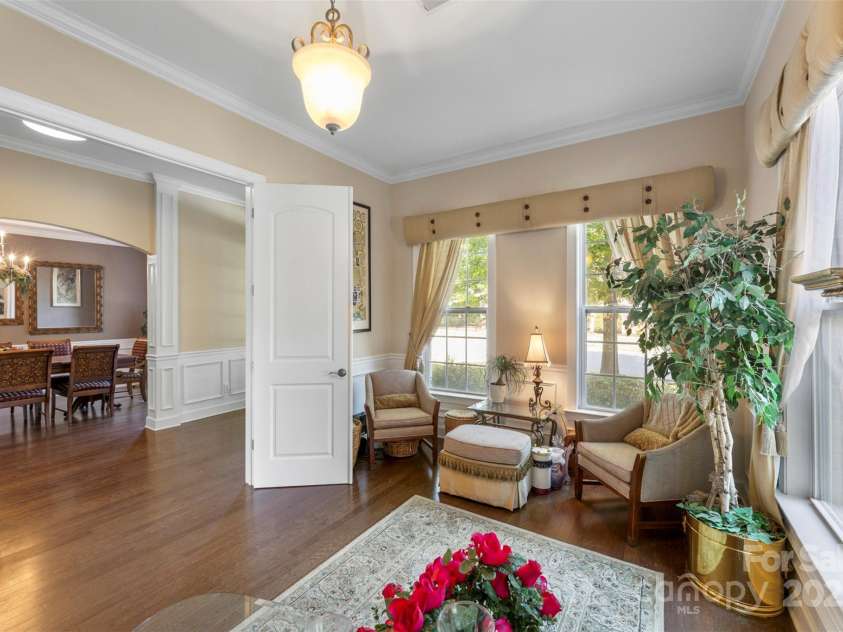 1204 Vaugelas Court, Monroe, NC 28110.  MLS# CAR4280337, YatesRealty ID 33134. Just off the foyer, this space works beautifully as a home office, library, or sitting room
